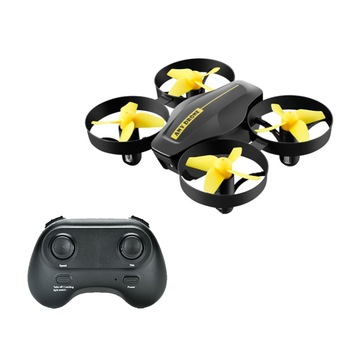 Mini drona pentru copii, One Key Land, 3D Flip, Auto Hovering, RC, 3 Baterii, Negru/Galben Mini drona pentru copii, One Key Land, 3D Flip, Auto Hovering, RC, 3 Baterii, Negru/Galben