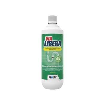 Tratament bacterian enzimatic pentru fose septice Via Libera Bio 1L Tratament bacterian enzimatic pentru fose septice Via Libera Bio 1L