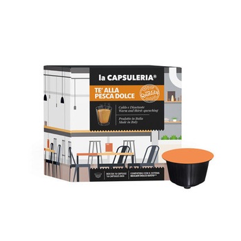Set 16 capsule Ceai de Piersici, compatibile Dolce Gusto, La Capsuleria Set 16 capsule Ceai de Piersici, compatibile Dolce Gusto, La Capsuleria