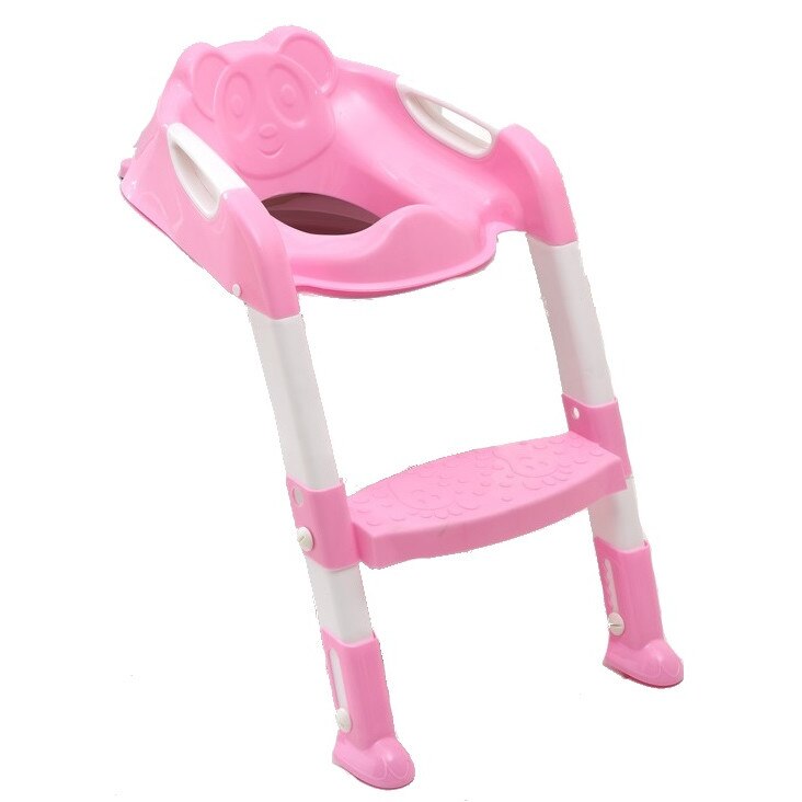 Reductor toaleta cu scarita Little Mom Simple Chair Pink