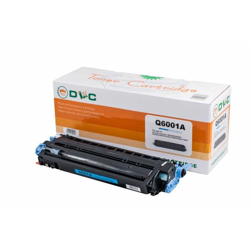 Cartus compatibil toner DLC HP Q6001A CYAN, 2K