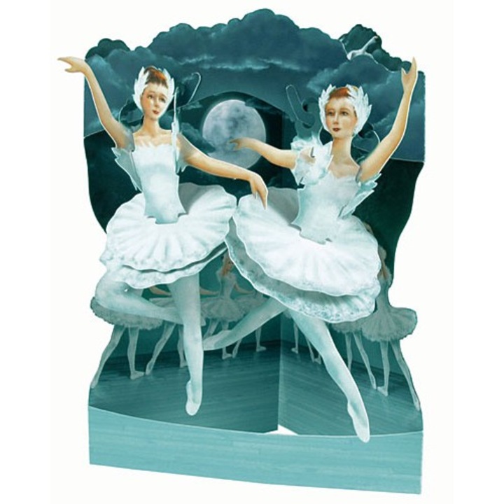 Balerina - Felicitare 3D Swing Cards