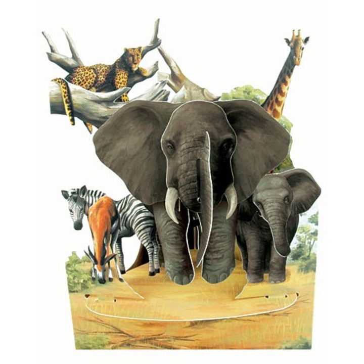 Safari - Felicitare 3D Swing Cards