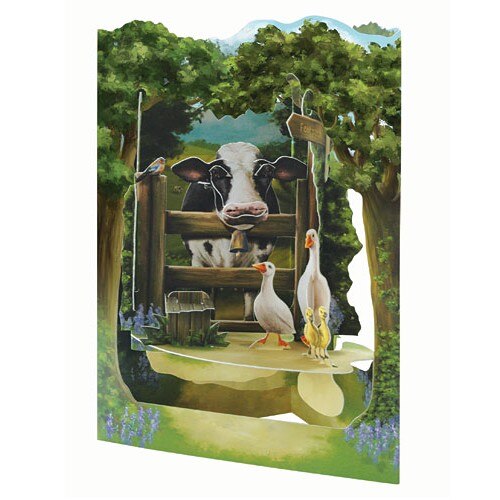 Zona rurala - Felicitare 3D Swing Cards