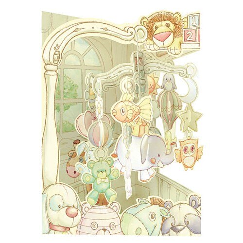 Patut bebelus - Felicitare 3D Swing Cards