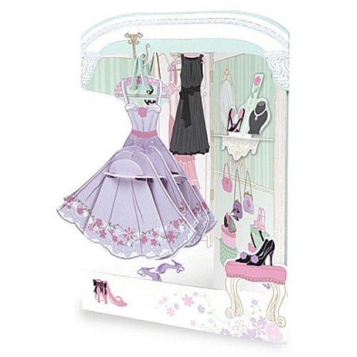 Felicitare 3D Swing Cards dinamica model-Garderoba