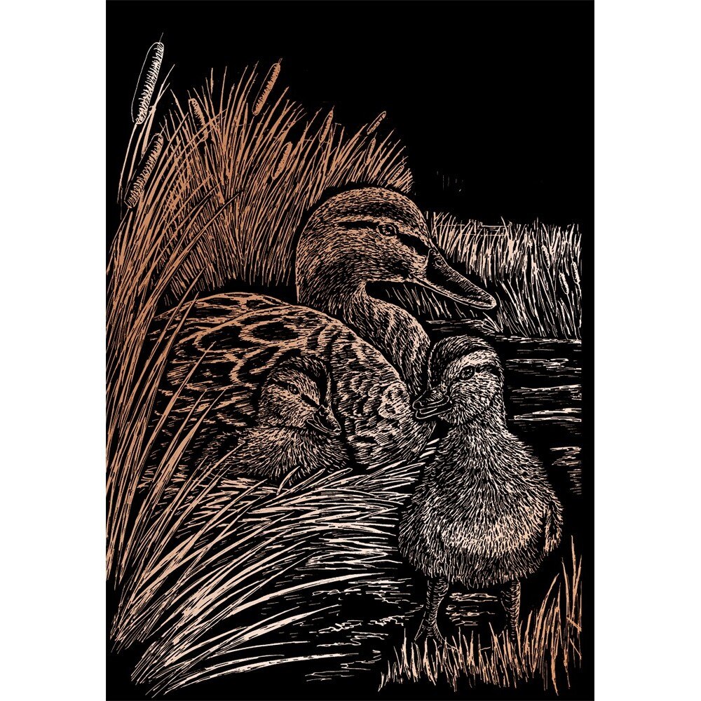 Set gravura pe folie din cupru - Rate