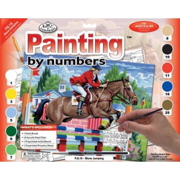 Paint by numbers set, Royal Langnickel, 18 – Díjugratás