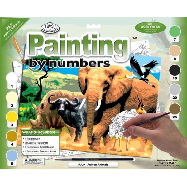 Set pictura pe numere, Royal Langnickel, 09 – Africa