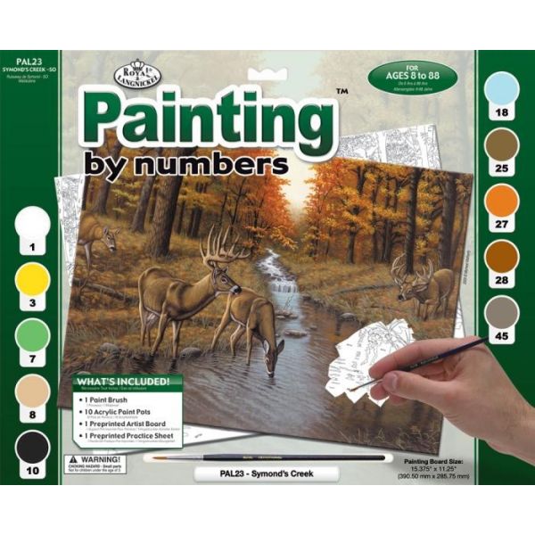 Set pictura pe numere adulti, Royal Langnickel, 23 – Symond’s Creek