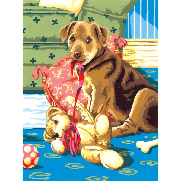 Set pictura pe numere, Royal Langnickel, 26 – Catelus