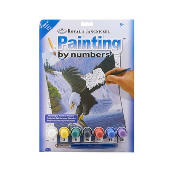 Set pictura pe numere, Royal Langnickel, 86 – Vultur, 30 x 23cm Set pictura pe numere, Royal Langnickel, 86 – Vultur, 30 x 23cm