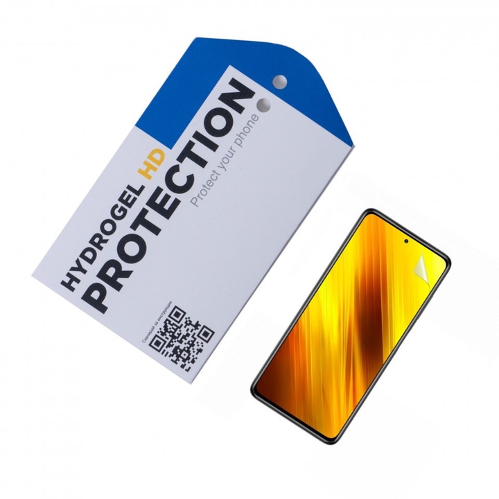 Удароустойчив протектор Ofisite за Xiaomi Poco X3 NFC, Hydrogel HD, Удароустойчиво покритие