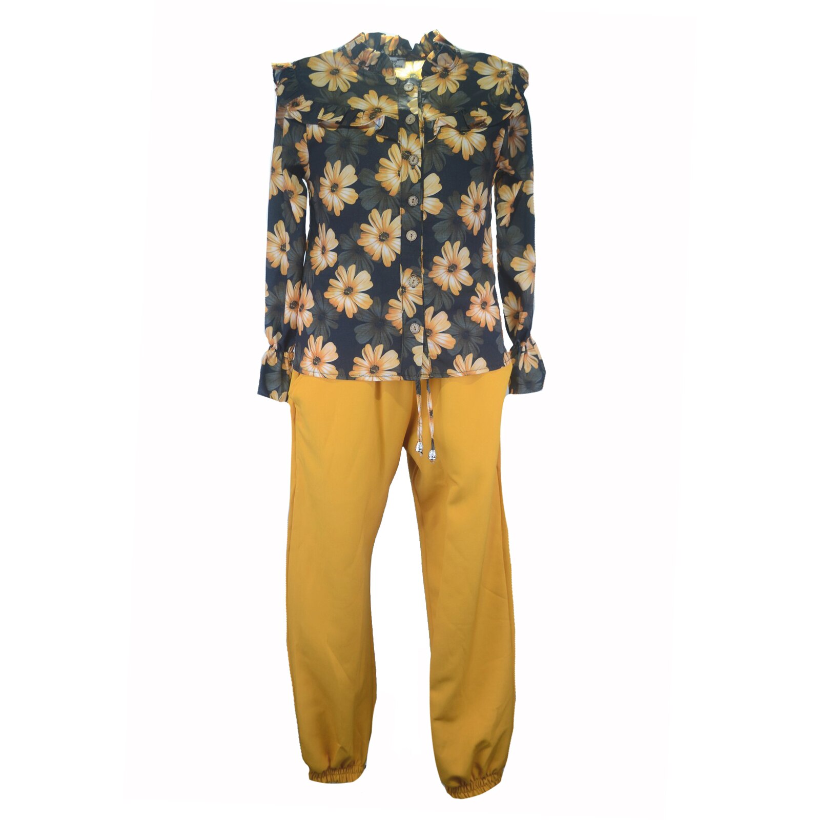 Compleu 2 piese pentru fete Mini Junior 180-128M, Multicolor 128 cm