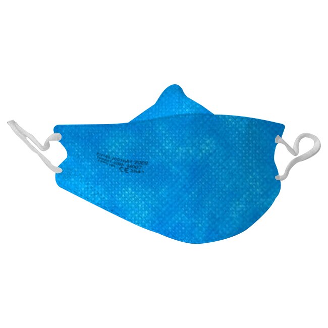 Set 10 bucati Masti FFP2, de protectie respiratorie Slim, Albastru