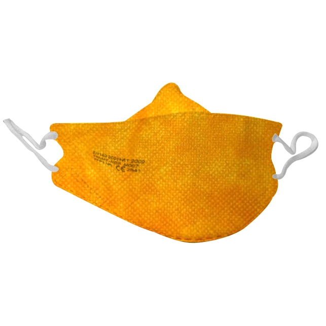 Set 10 bucati Masti FFP2, de protectie respiratorie Slim, Orange