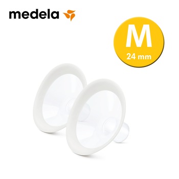 Set 2 cupe pentru pompe san Medela, Funnel Personal Fit Flex, Silicon, M, 24 mm, Transparent Set 2 cupe pentru pompe san Medela, Funnel Personal Fit Flex, Silicon, M, 24 mm, Transparent