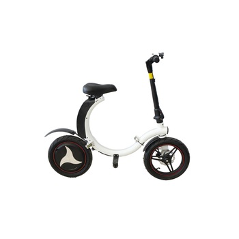 Bicicleta electrica pliabila Breckner Germany BE 350-6 A, 350 W, 6Ah, culoare alb, roti 14 Bicicleta electrica pliabila Breckner Germany BE 350-6 A, 350 W, 6Ah, culoare alb, roti 14
