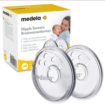 Set 2 cupe san pentru alaptare Medela, Transparent Set 2 cupe san pentru alaptare Medela, Transparent
