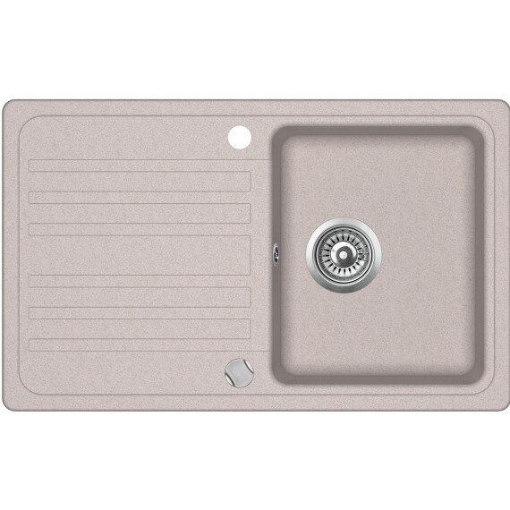 Chiuveta bucatarie Optima Notus SQ101-110BEJ, 77x46 cm, bej