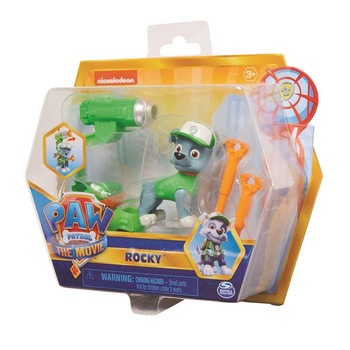 Figurina Paw Patrol Movie Hero Pups Rocky 5.24 x 5.41 x 18.75 cm Figurina Paw Patrol Movie Hero Pups Rocky 5.24 x 5.41 x 18.75 cm