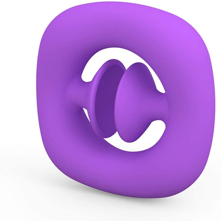 Jucarie senzoriala antistres, Fidget Pop it Toy, ventuza de decompresie, BGTB, silicon, mov