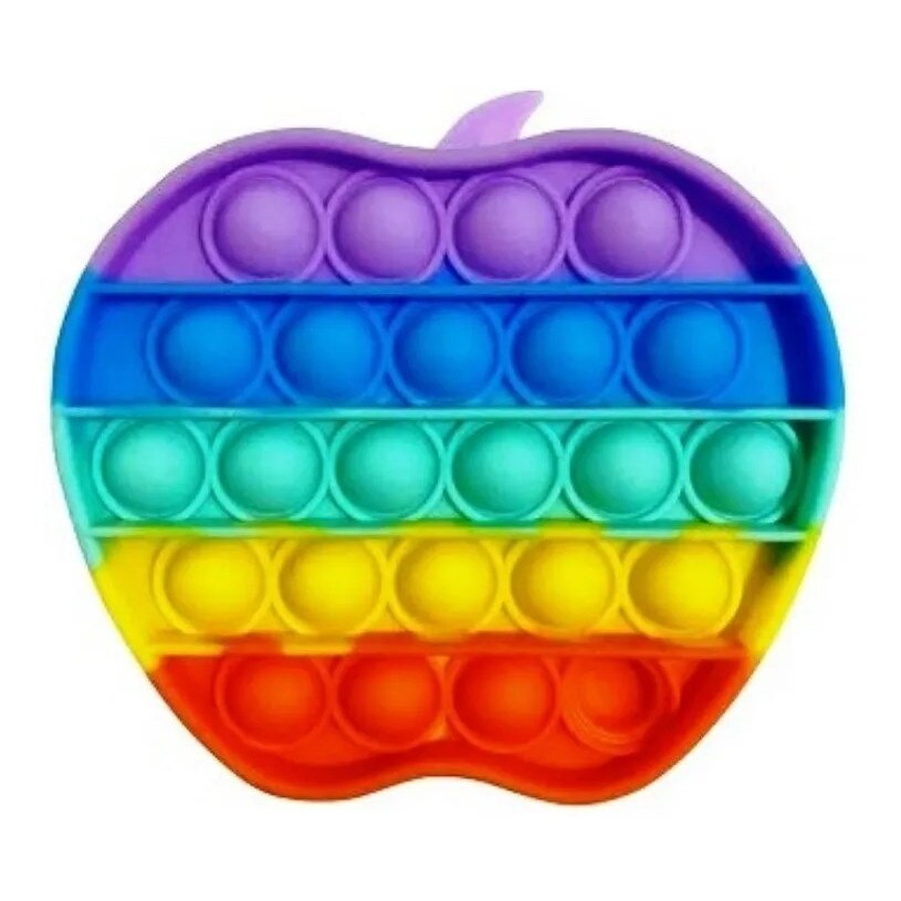 Jucarie interactiva antistres din silicon moale Pop it Now, Push Bubble , model mar, multicolor RIF REFCO ®