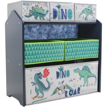 Dulap depozitare jucarii Dinozauri U-Grow UMDU05-DN, Verde Dulap depozitare jucarii Dinozauri U-Grow UMDU05-DN, Verde