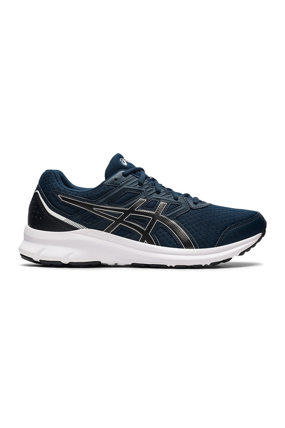 Asics, Pantofi cu insertii de plasa pentru alergare Jolt 3, albastru petrol, negru