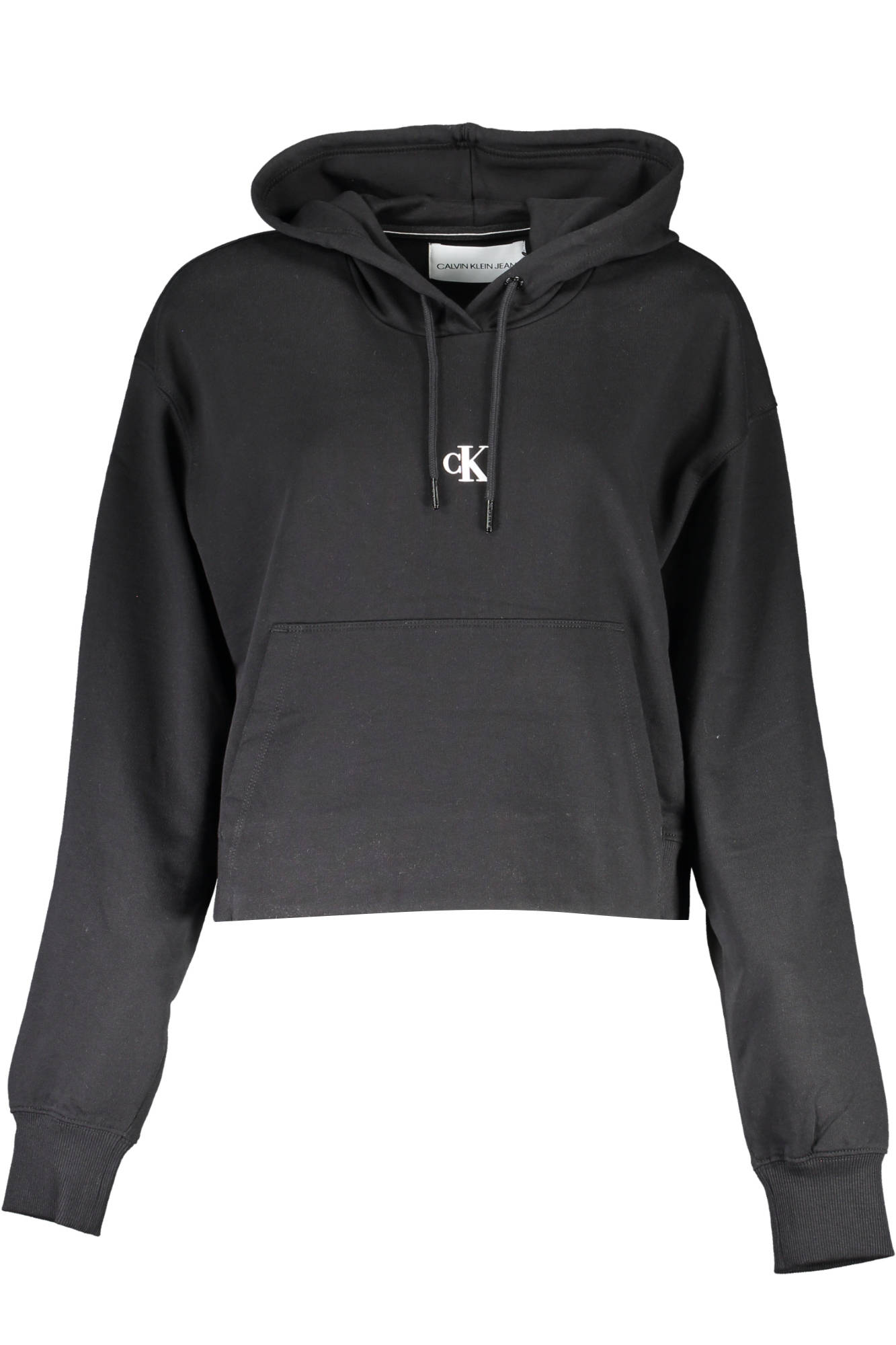 Bluza dama, Calvin Klein, negru cu gluga