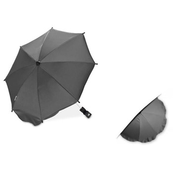 Umbrela carucior Caretero, Protectie UV, Gri Umbrela carucior Caretero, Protectie UV, Gri