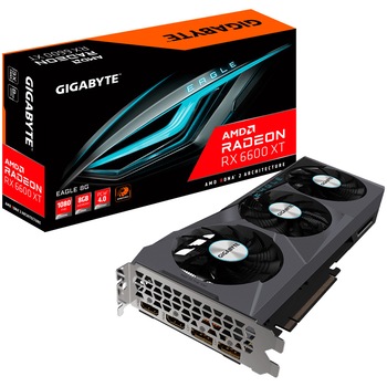 Placa video Gigabyte Radeon™ RX 6600 XT EAGLE, 8GB GDDR6, 128-bit Placa video Gigabyte Radeon™ RX 6600 XT EAGLE, 8GB GDDR6, 128-bit