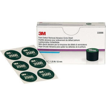 Set 10 Foi Disc Abraziv 3M Paint Defect Removal Abrasive Circle Sheet P2500 Set 10 Foi Disc Abraziv 3M Paint Defect Removal Abrasive Circle Sheet P2500