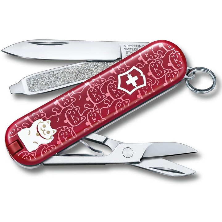 Briceag multifunctional Victorinox Classic SD Limited 2021 Lucky Cat