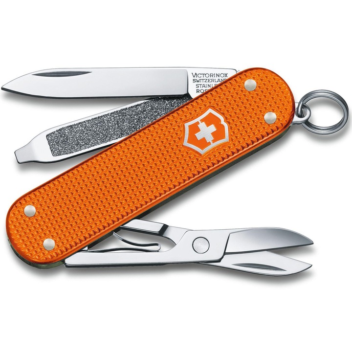 Briceag multifunctional Victorinox Classic Alox Orange Limited 2021