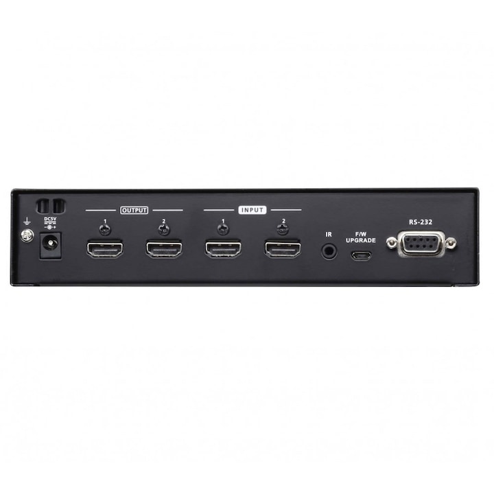 Активен HDMI масив ATEN, Включено захранване, 2 x 2 порта, 2 входа - 2 изхода, 4K, Черен