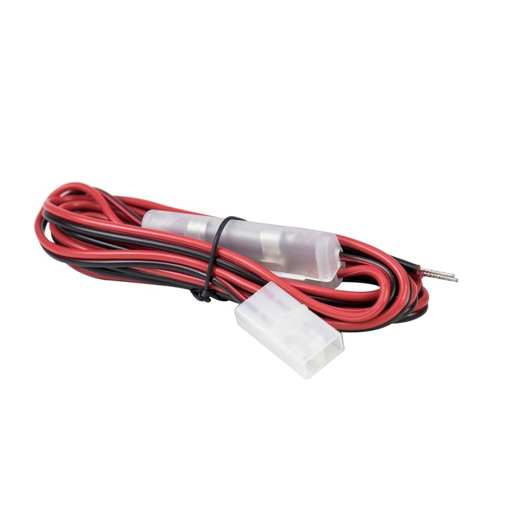 Cablu alimentare PNI cu siguranta 3A si conector pentru statii radio CB PNI HP 8000L, 8001L, 8024, 9001 PRO, 9700, lungime 2 metri