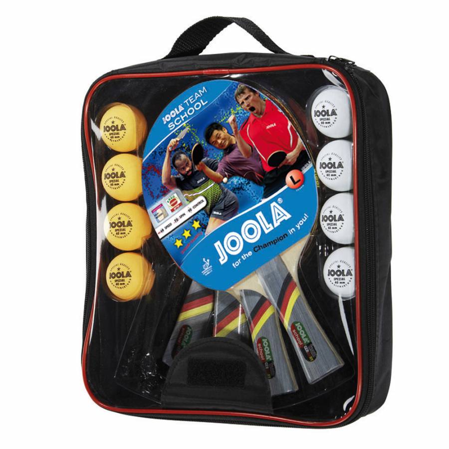 Set 4 palete de tenis de masa JOOLA, High School Team, 8 mingi incluse