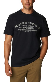 Tricou pentru barbati, Mountain Hardwear On Show And Stone Short Sleeve Tee, Negru