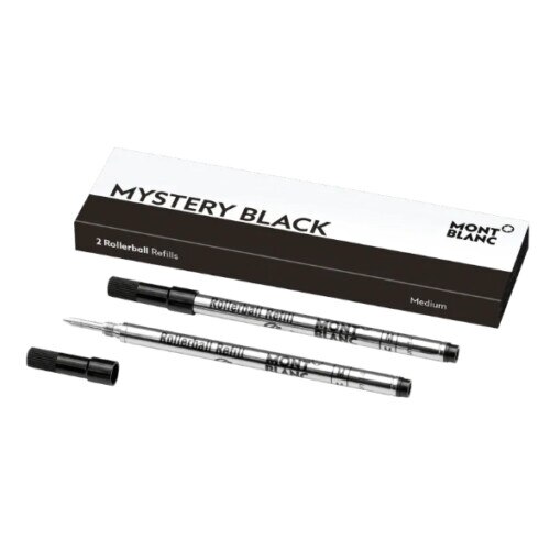 Set 2 rezerve pix Rolerball Mistery, Montblanc, Mediu, Negru
