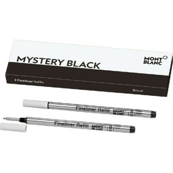 Set 2 rezerve pentru marker Fineliner Mistery, Montblanc, Negru Set 2 rezerve pentru marker Fineliner Mistery, Montblanc, Negru