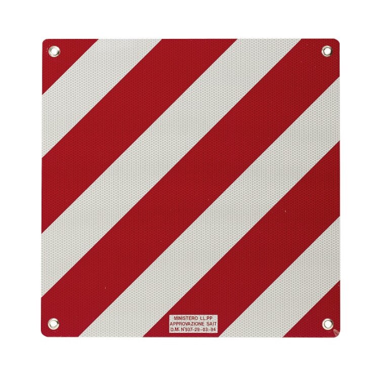 Panou reflectorizant autorulota, aluminiu 50x50cm