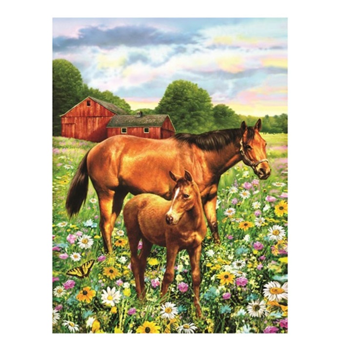 Set pictura pe numere, Royal Langnickel, 81 – Cai, 30 x 23cm