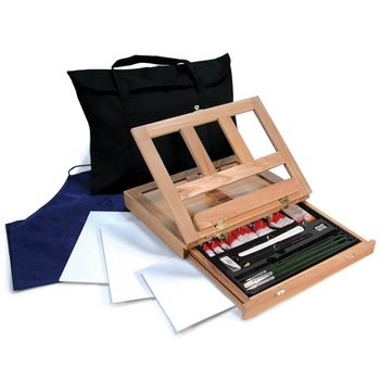 Trusa pictura ulei si sevalet Trusa pictura ulei si sevalet