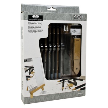 Trusa schite creion si sevalet 19 piese 21x33 cm Trusa schite creion si sevalet 19 piese 21x33 cm
