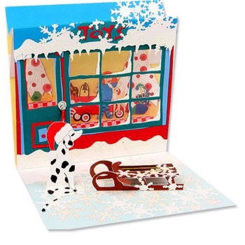 Felicitare 3D Treasure pentru iarna-Magazin de jucarii Felicitare 3D Treasure pentru iarna-Magazin de jucarii