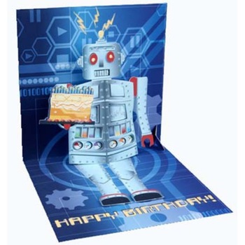 Felicitare 3D - Robot Felicitare 3D - Robot