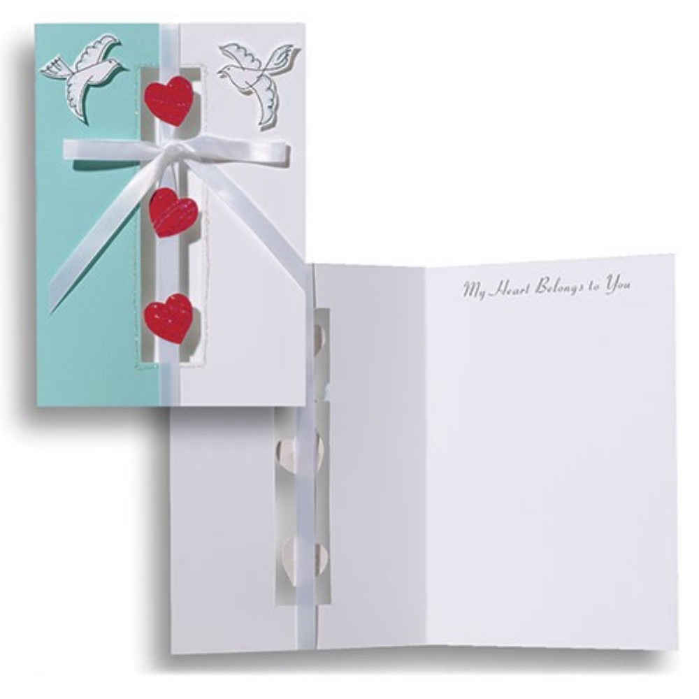 Felicitare 3D Tres Panache - Porumbei