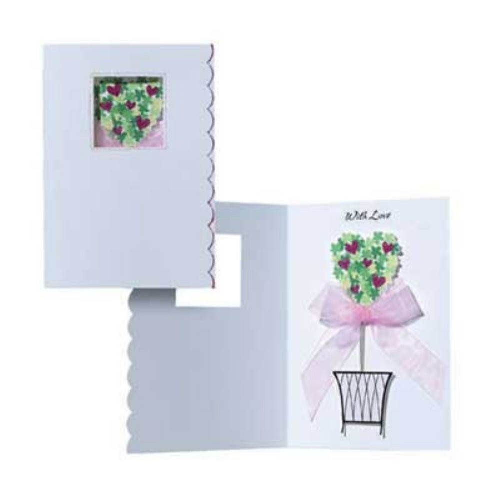 Felicitare 3D Tres Panache - Ghiveci cu flori