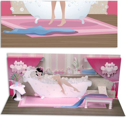 Felicitare 3D Panoramics-Moment de relaxare